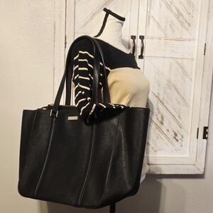 Kate Spade Black Leather Tote